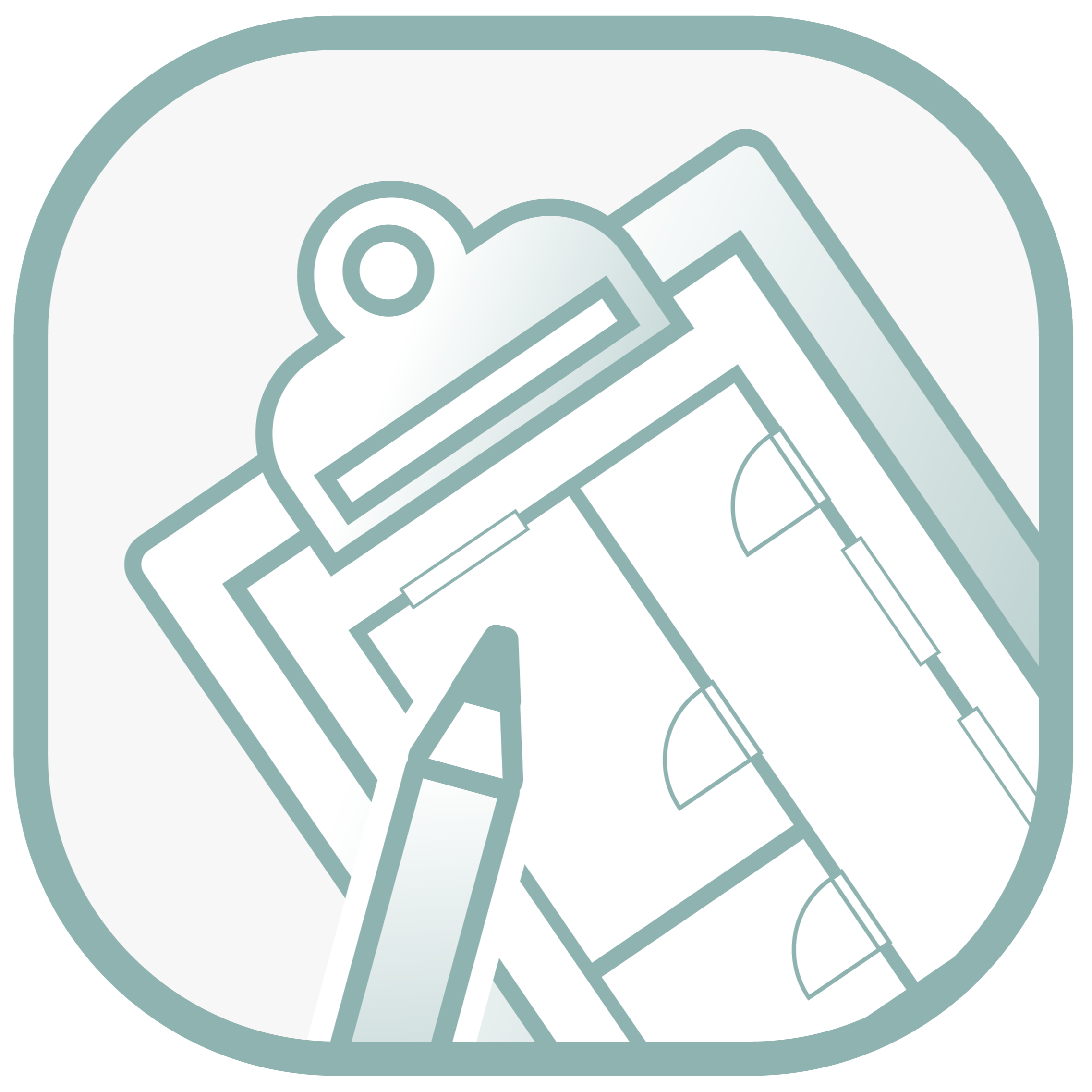 Icon for the Getting Started first step:  a clipboard symbolizing a review of your construction business operations.